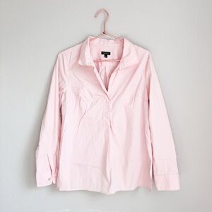 Talbots | Pink Popover Blouse